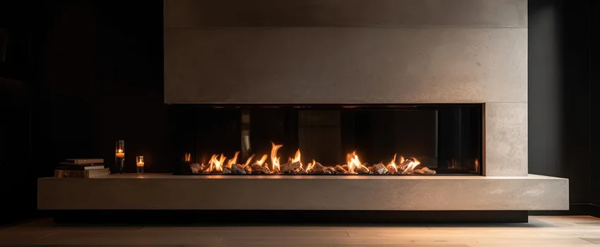 Gas Fireplace Ember Bed Design Services in South Laurel, Maryland