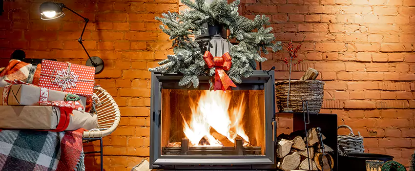 Travis Industries Linear Gas Fireplace Installation in South Laurel, Maryland