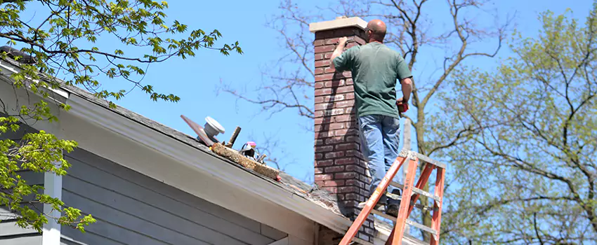 Vinyl and PVC Chimney Flashing Installation in South Laurel, MD